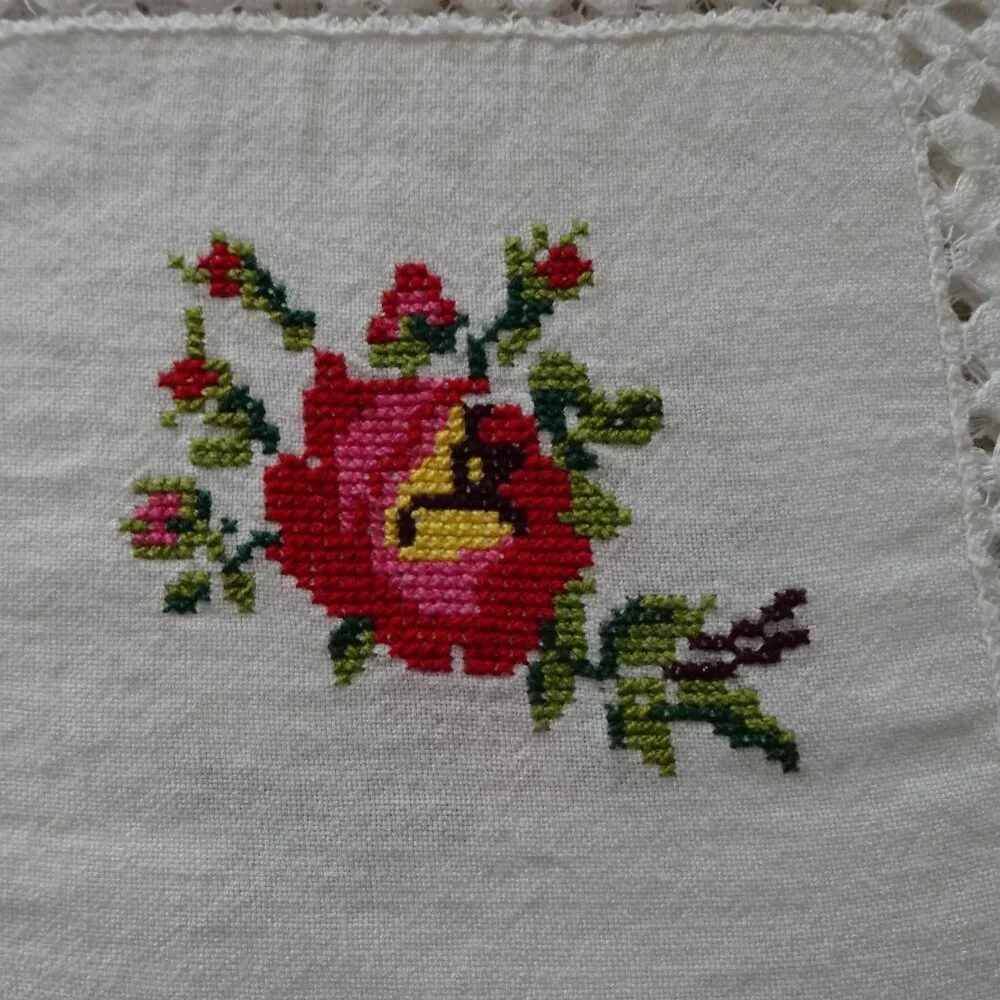 Vintage Handmade Tablecloth 76